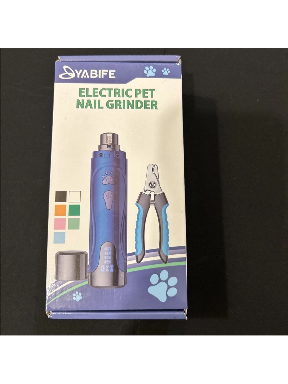 Electric Pet Nail Grinder - Blue